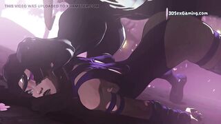 Psylocke X Orochi - Clash Of The Superheros - Rough Animation Porn